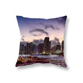 Axyaa City Building Night View Pillowcase