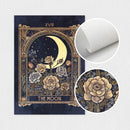 Retro Tarot Cards Sun Moon Stars Wall Art Canvas Axyaa Set