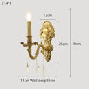 Axyaa Crystal Luxury Candle Wall Lamp for Bedroom, Living Room, Aisle, Staircase