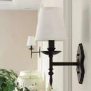 Axyaa Black Iron Wall Lamp Retro Bedroom Hotel European Style Sconce