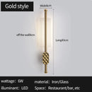 Axyaa Black Aluminium LED Wall Light 40CM for Home Decor & Ambiance