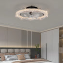 Axyaa Nordic Crystal Fan Ceiling Light: Minimalist Italian Design for Home Interior