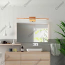 Axyaa Solid Wood LED Wall Light with Switch for Bathroom, Bedroom, and Hallway