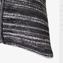 Axyaa Modern Deep Gray Striped Pillow Cover in Simple Texture