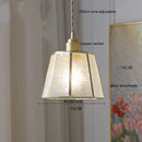 Axyaa Colorful Glass Copper LED Pendant Lights for Kitchen Bedroom Living Room