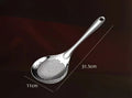 Axyaa Stainless Steel Kitchen Colander Strainer Spoon for Home and Hotel Cooking