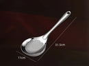 Axyaa Stainless Steel Kitchen Colander Strainer Spoon for Home and Hotel Cooking