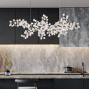 Axyaa Grapes Bunch Glass Chandelier for Dining Living Room Loft Hotel Hall