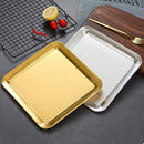 Axyaa Stainless Steel Kitchen Tray Set - Versatile for Food, Steaming, Baking, and Serving
