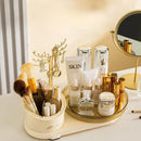 Axyaa Rotating Cosmetic and Jewelry Organizer for Makeup, Brushes, Lipsticks
