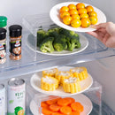 Axyaa Fridge Organizer Rack Shelf Separator Storage Stand Space Saver Kitchen Accessory