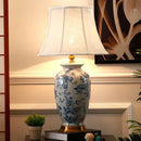 Axyaa Luxe Ceramic Table Lamp for Living Room and Bedroom Décor