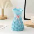 Axyaa Porcelain Style DIY Flowerpot Vase Home Decoration Ornaments
