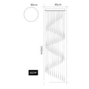 Axyaa Nordic Chandeliers Dining Room Pendant Lights Ceiling Hanging Lamps Indoor Lighting