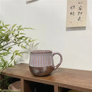 Axyaa Ceramic Ball Cup: Retro Minimalist Coffee Mug for Home and Office