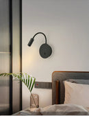 Axyaa Adjustable LED Wall Reading Lamp 3W Warm Light, Modern Design, Switch On/Off