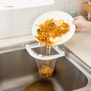 Axyaa Mesh Bag Strainer Rack for Kitchen Sink - Anti-Clogging Disposable Stand