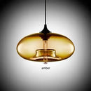 Axyaa Hanging Glass E27 Pendant Lamp for Modern Art Style Decor