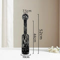 Axyaa Amber Glass Vase for Table Floral Arrangement and Room Decor