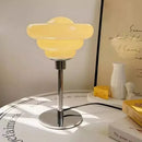 Axyaa Nordic Glass Table Lamp Cream Wind Bauhaus Table Light for Home Décor