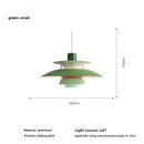 Axyaa Colorful LED Pendant Lamp for Modern Spaces