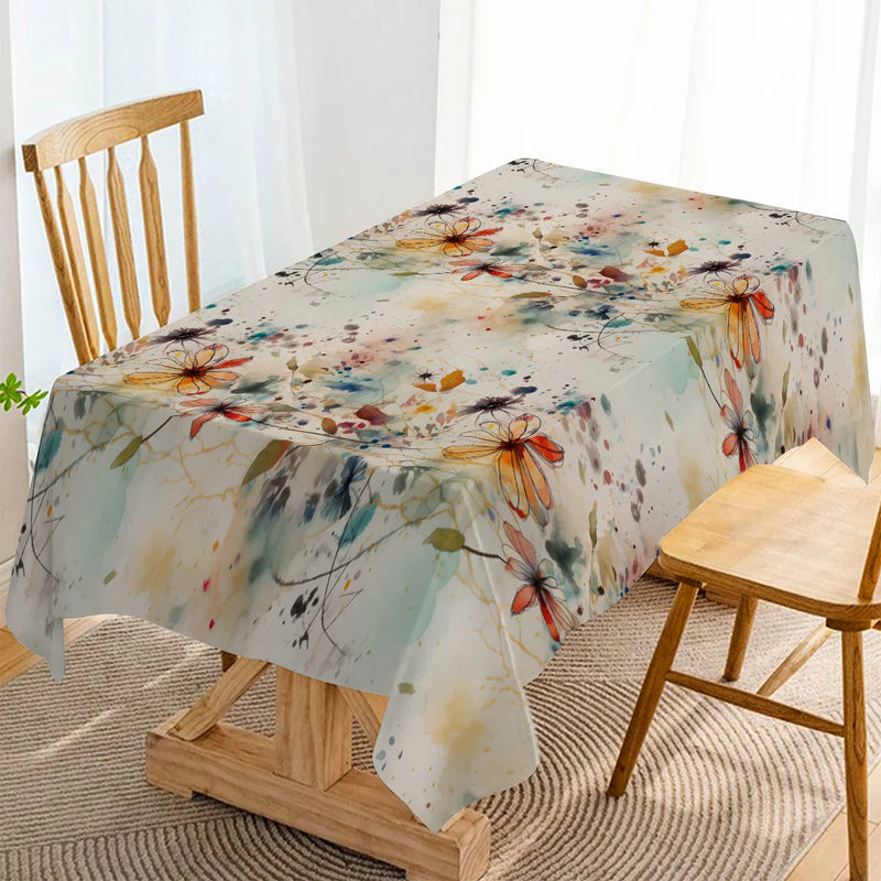Axyaa Coconut Tropical Plants Tablecloth - Waterproof, Oil-proof, Anti-fouling