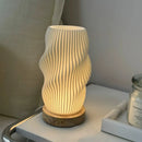 Axyaa French Cream 3D Desk Lamp - Bedroom Bedside & Study Atmosphere Lamp