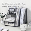 Mesh Storage Tray Desk Organizer for Documents, Mail, and Stationery by Axyaa