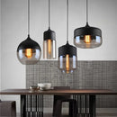 Axyaa Modern Glass Pendant Lights with LED for Indoor Home Decor