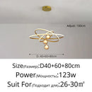 Axyaa LED Pendant Chandelier with Inner and Outer Ring Lighting