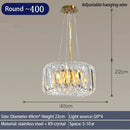 Large Crystal Axyaa LED Chandelier for Living Room & Bedroom Ceiling Lighting