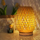 Axyaa Bamboo Study Table Lamp Bedside Japanese Style Warm Decoration