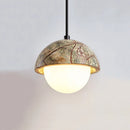 Axyaa Retro Green Bud Droplight for Luxury Bedroom and Bar Counter