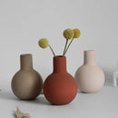 Axyaa Mini Ceramic Vase for Dried Flowers and Hydroponic Home Decor