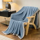 Axyaa Double Layer Milk Velvet Blanket: Warmth and Style for Bed or Sofa