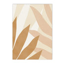 Axyaa Abstract Sun Palm Leaf Daisy Canvas Wall Art Bedroom Decor