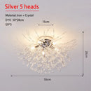 Axyaa Dandelion Crystal Pendant Lamp - Modern & Simple Ceiling Light for Room Decoration