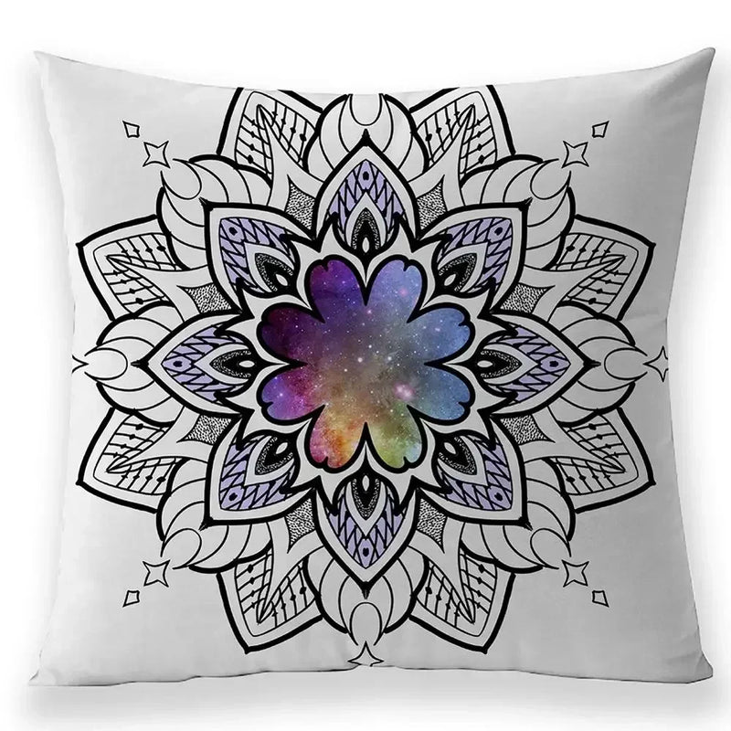Axyaa Bohemian Mandala Pillow Case - 45*45 cm - Linen Pillowcases