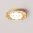 Axyaa Modern LED Yellow Cave Stone Ceiling Lights for Home Bedroom Decor