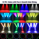 Axyaa 19x15W RGBW LED Moving Head Beam Focusing Light for Disco Bar Party