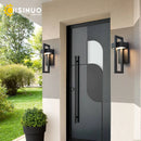 Axyaa Outdoor LED Wall Light 10W Retro Vintage Black Garden Porch Sconce Street Light