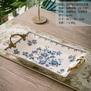 Axyaa Ceramic Retro Fruit Tray - Elegant Living Room Decor