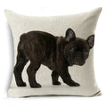 Axyaa Dog Yak Linen Cushion Cover - 45*45cm