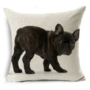 Axyaa Dog Yak Linen Cushion Cover - 45*45cm