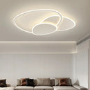 Axyaa Modern Oval LED Ceiling Lamp for Living Room, Bedroom, Kitchen, Indoor Lighting