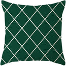 Axyaa Plants Print Linen Cushion Cover for Stylish Home Decor 45*45cm