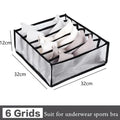 Axyaa Underwear Drawer Organizer Storage Box Set
