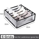 Axyaa Underwear Drawer Organizer Storage Box Set