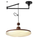 Axyaa Medieval Rocker Arm Chandelier for Dining Table | Retro French Style Light