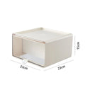Axyaa Desktop Action Figures Storage Box with Drawers and Dust-Proof Plastic Organizer